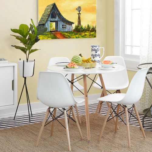 Dining chairs set modern mid - dining,