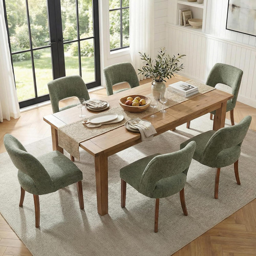 Wooden dining chairs set 6 - chairs,